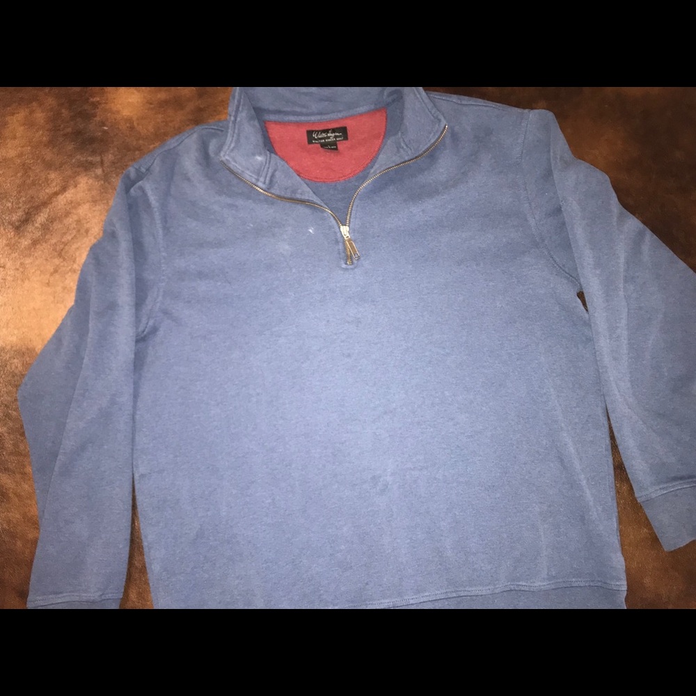 Blue Walter Hagen Golf Quarter Zip